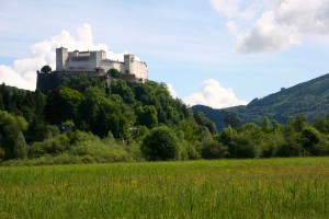 The less frequently seen backside of Hohensalzburg