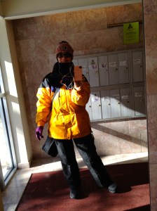 Heading out for the walk to Valley Forge