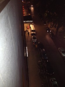 My last look at her from my hotel room on the 5th floor