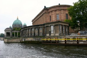 View from the boat of Berliner Dom and Museuminsel