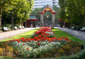 A distant view of the Elephant Gate