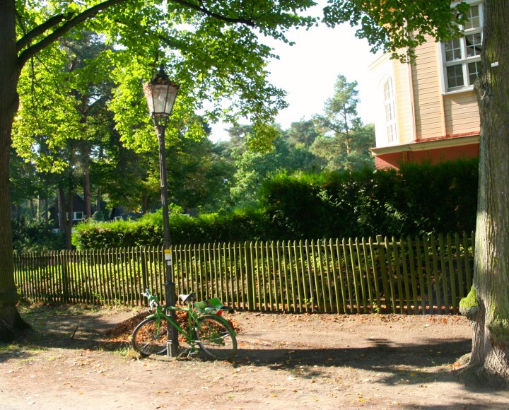 Something about this street scene appealed to me - the bike looked ancient and I felt, for the moment, as if it were the 1940s. (I have a great imagination.)