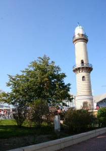 The lighthouse at Warnemunde